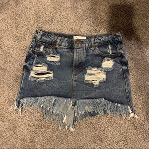 Vintage Havana denim skirt
